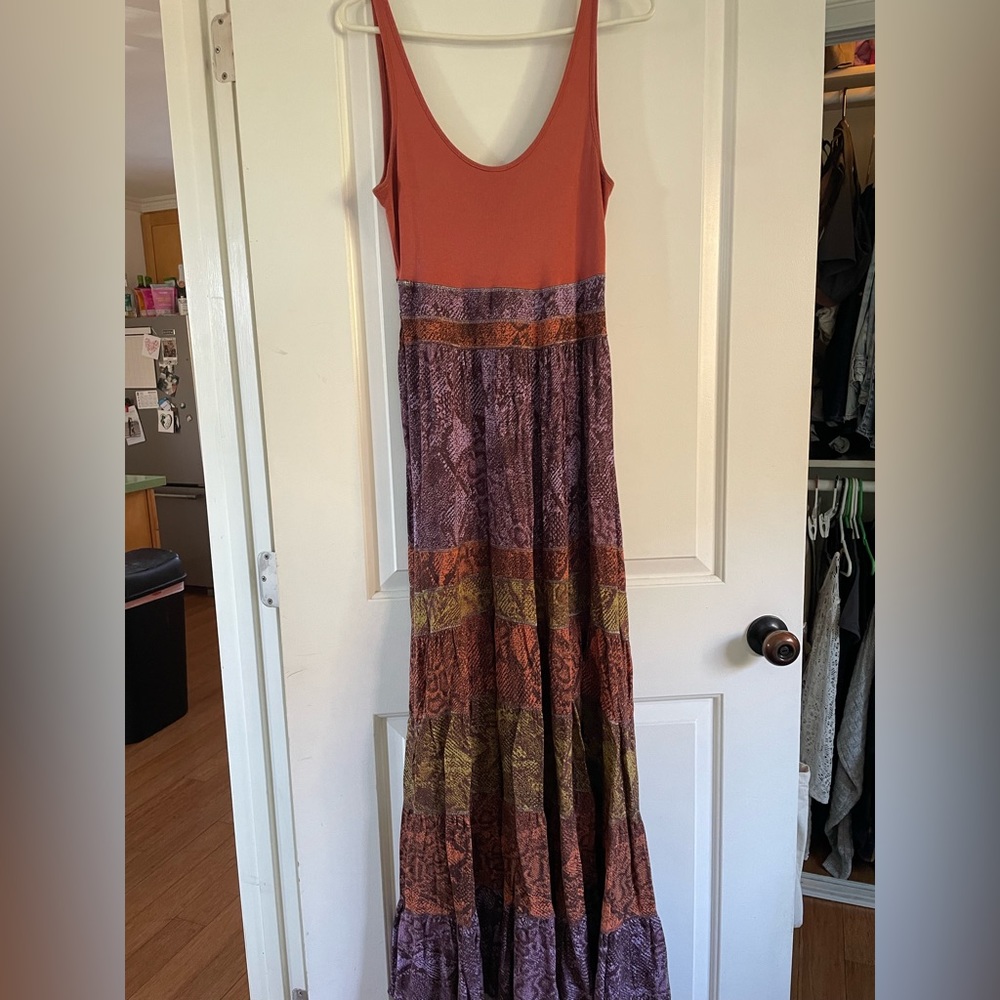Anthropologie Boho Maxi Dress